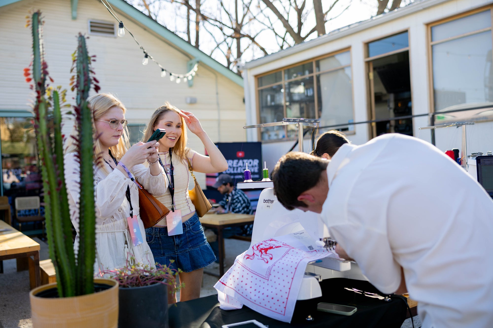 Live Embroidery Events - Rumi Lane
